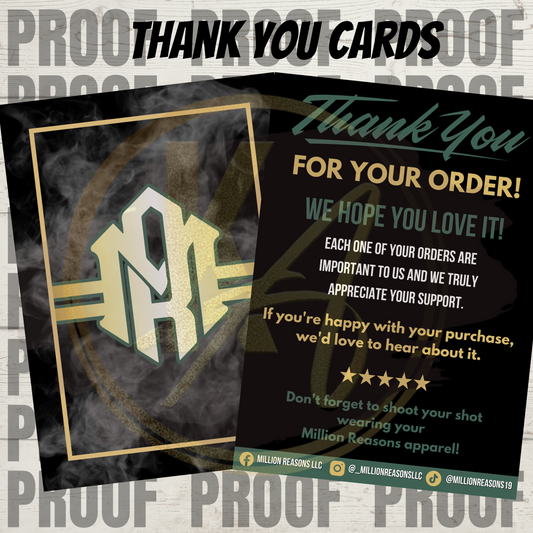 Thank You Card Design