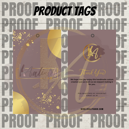 Product Tags Design