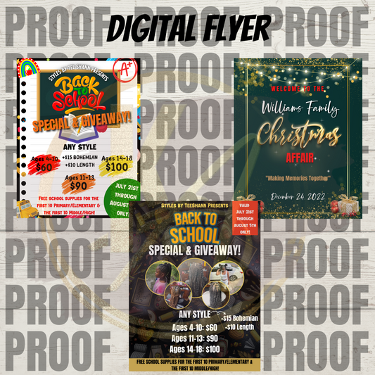 Digital Flyer Design